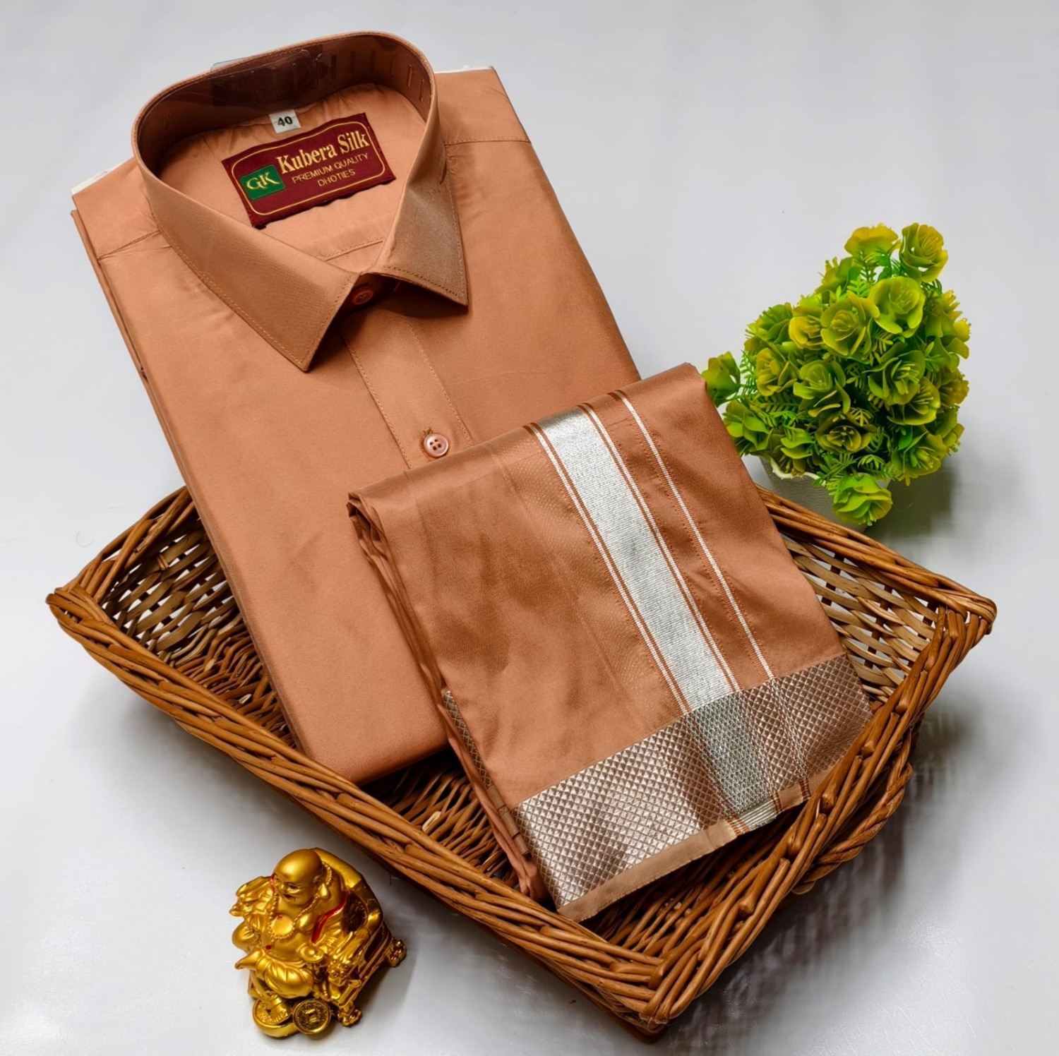 Pattu Dhoti Shirt