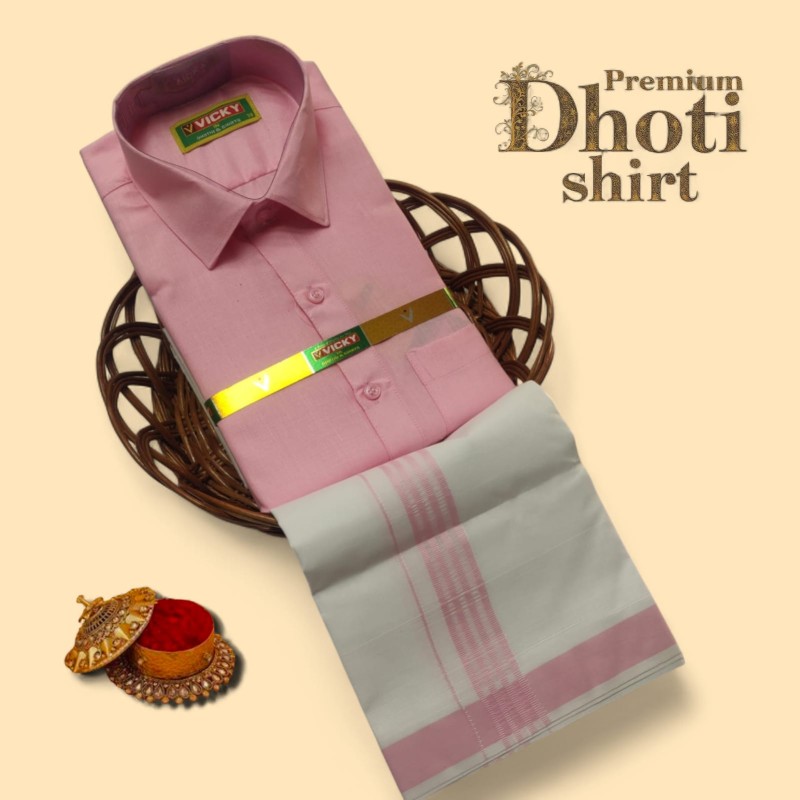 Cotton Dhoti & Shirt