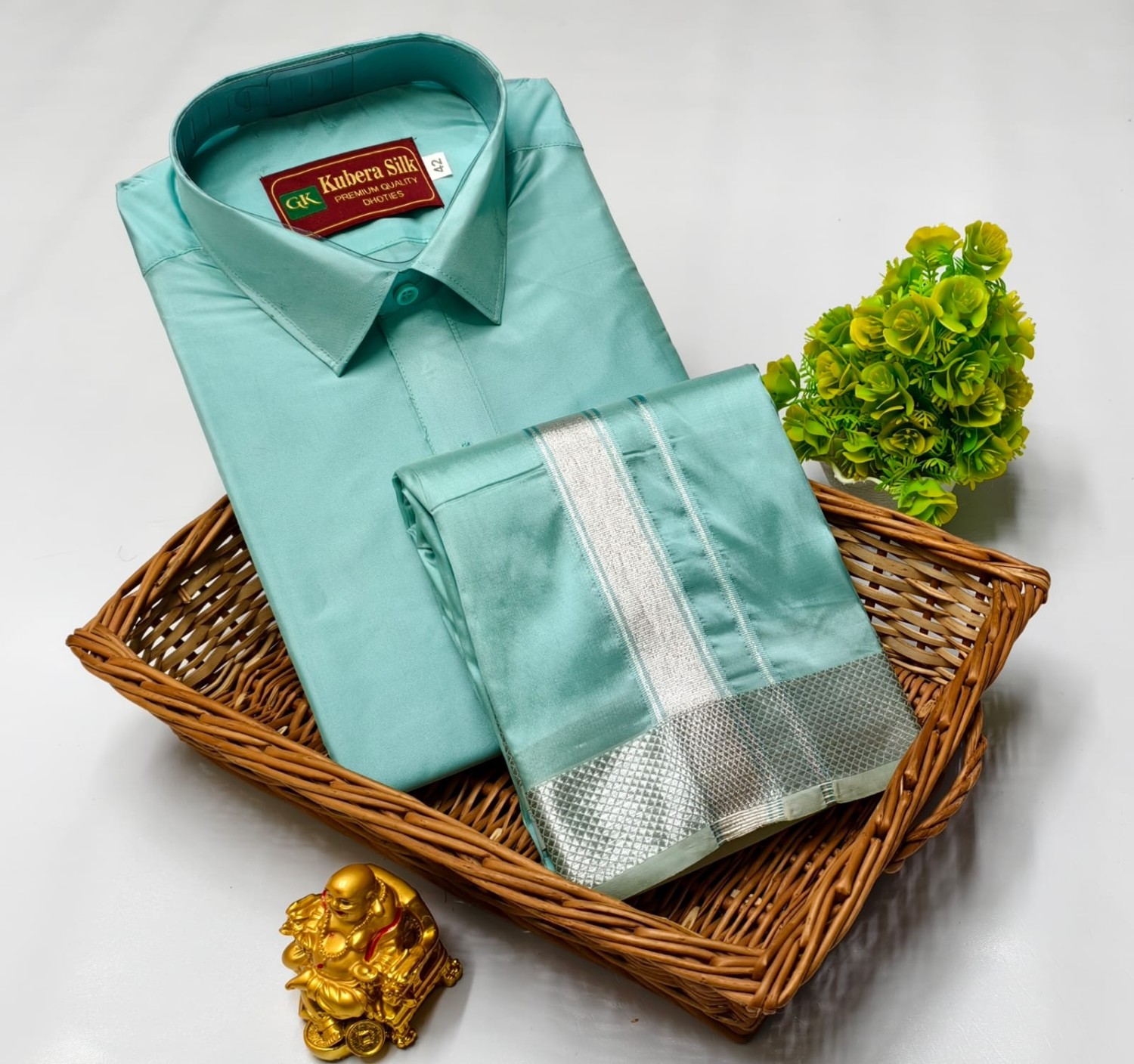 Pattu Dhoti Shirt