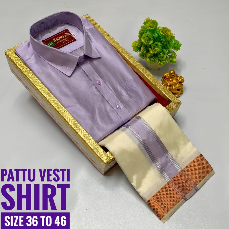 Pattu Dhoti Shirt
